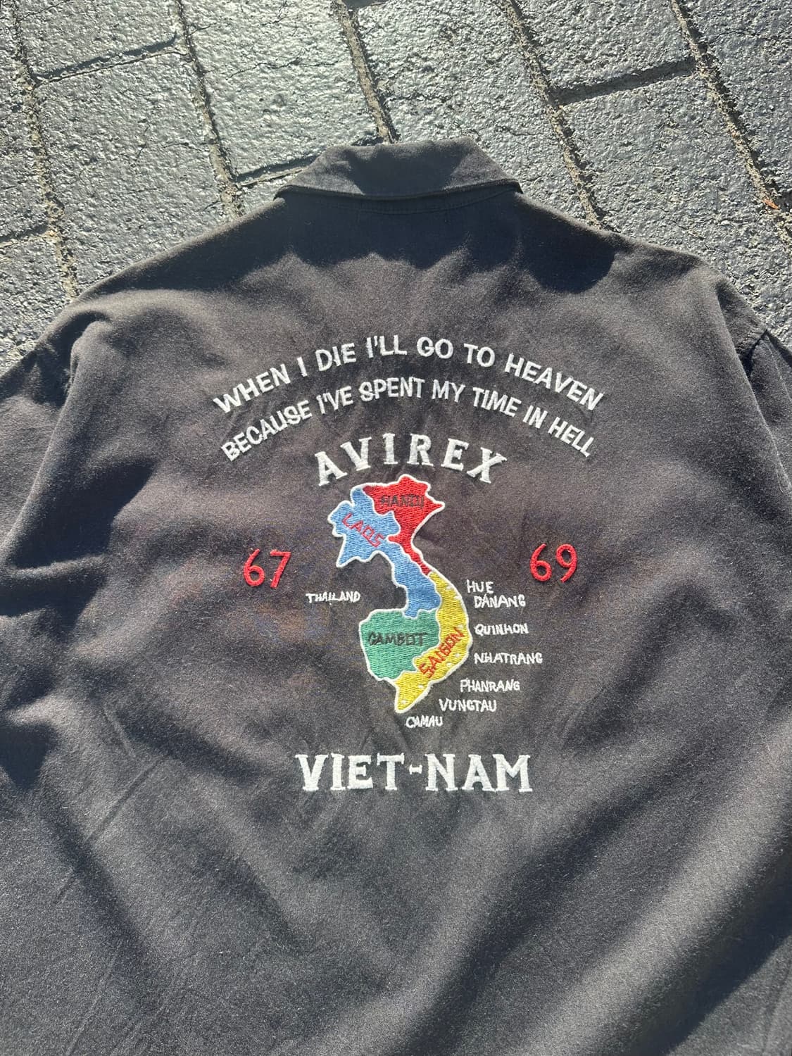 Avirex Viet-nam war detail camp shirt 상품이미지4
