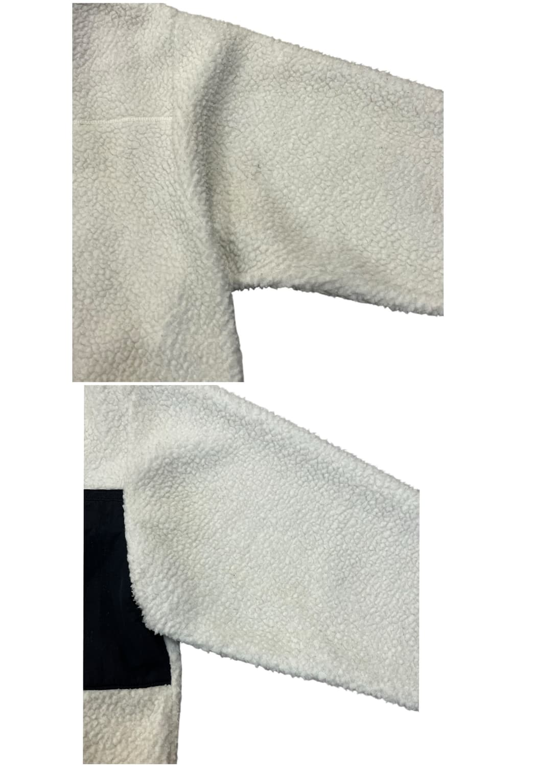 휠라 플리스 자켓 화이트 L #csz2057 상품이미지8