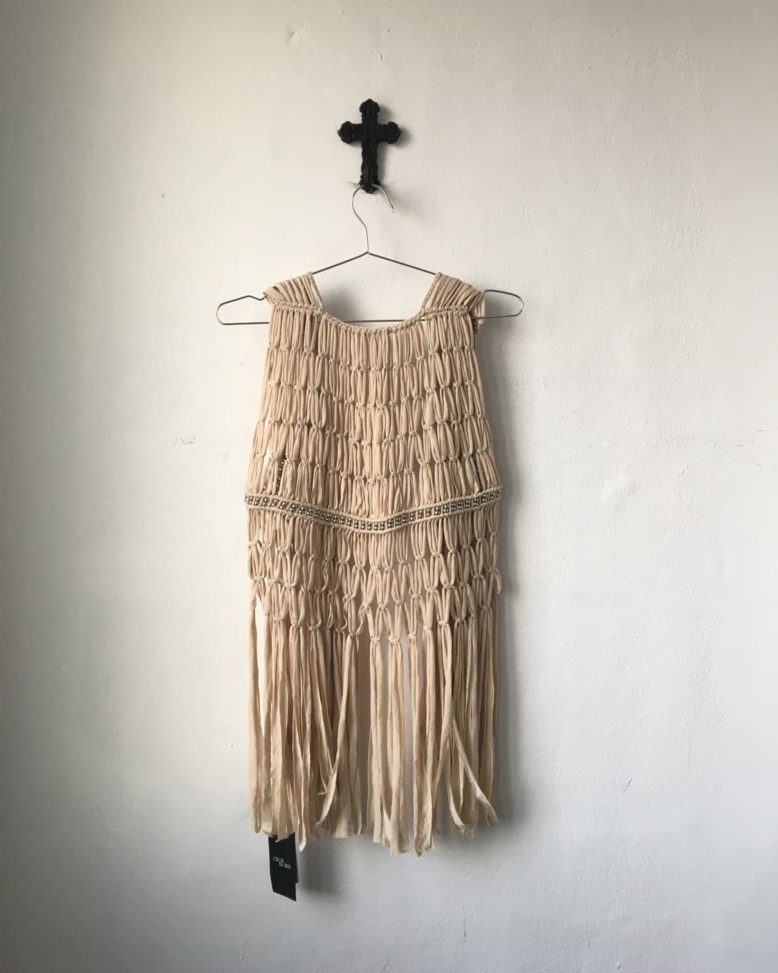 Fringe open vest 상품이미지2