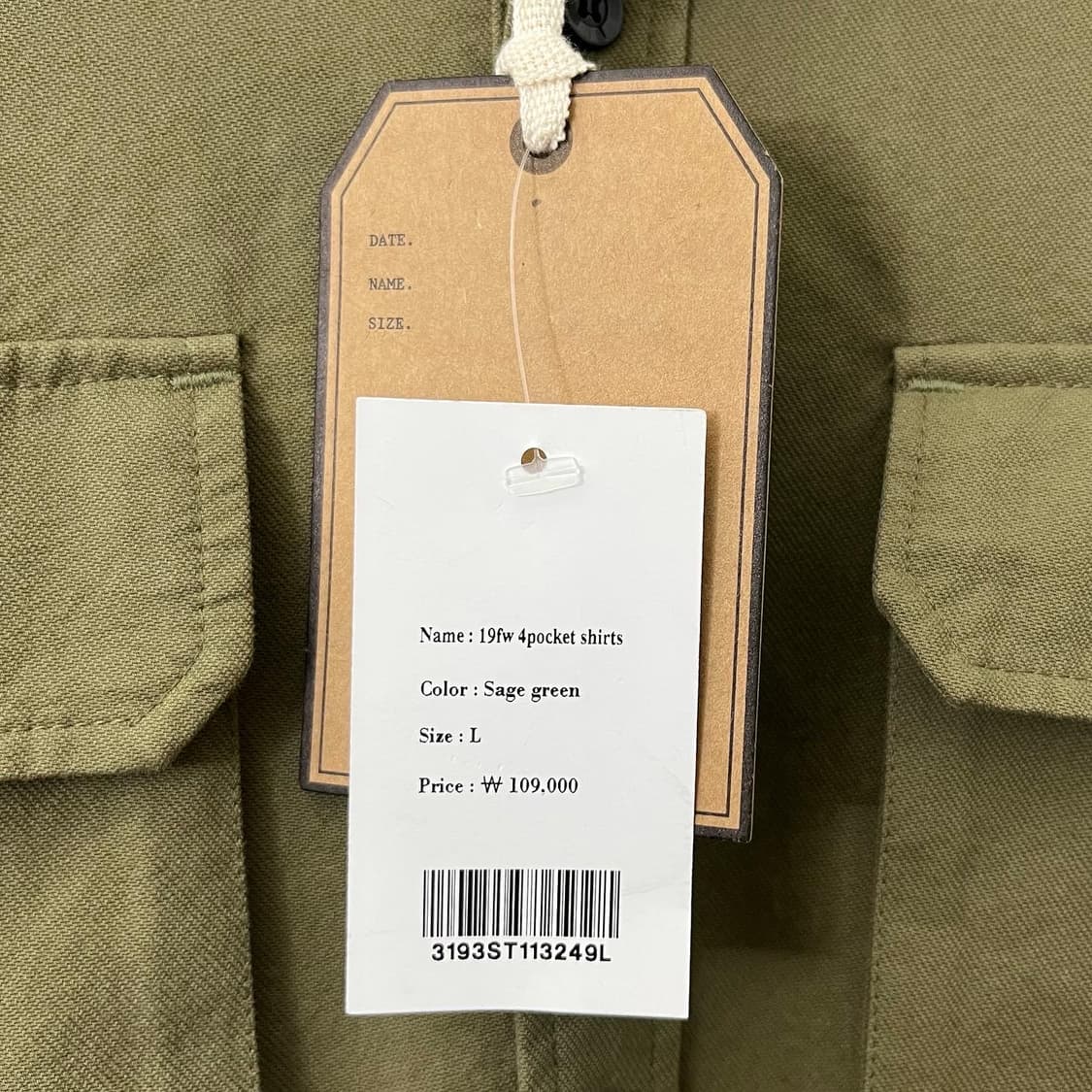 유니폼 브릿지 카키 멀티포켓 셔츠 상품이미지6