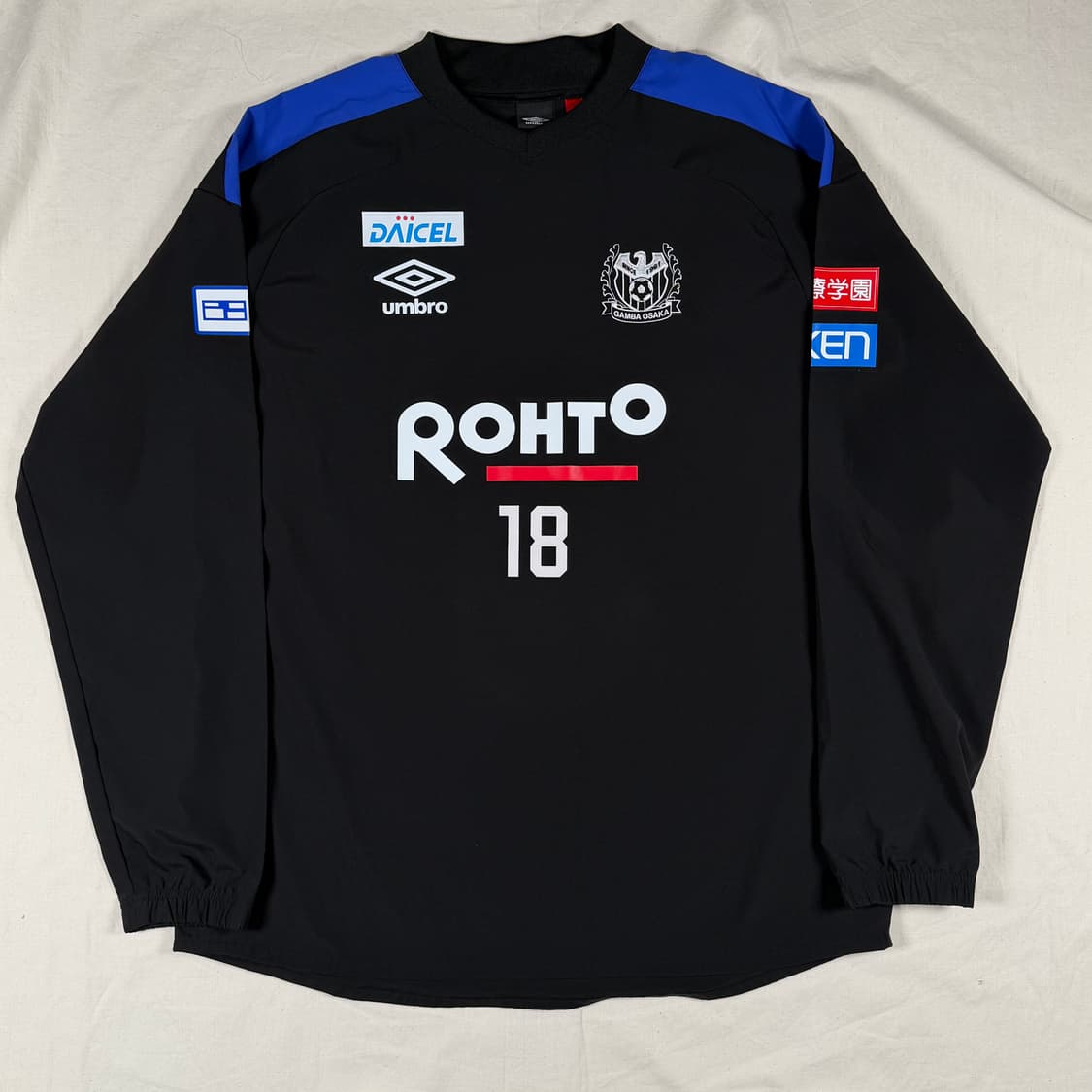 엄브로 감바 오사카 축구 바람막이 웜업 피스테 어센틱 유니폼 상품이미지1