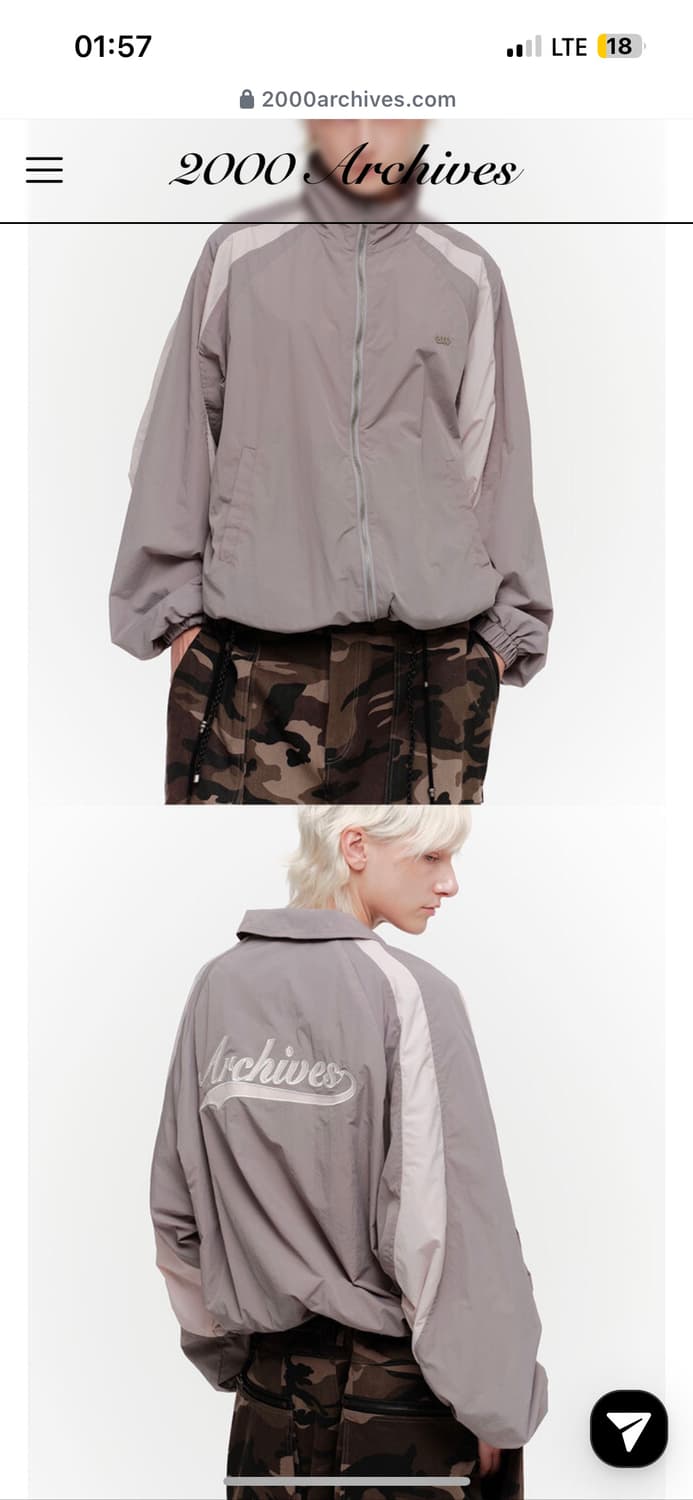 2000아카이브 바람막이 새상품 상품이미지2