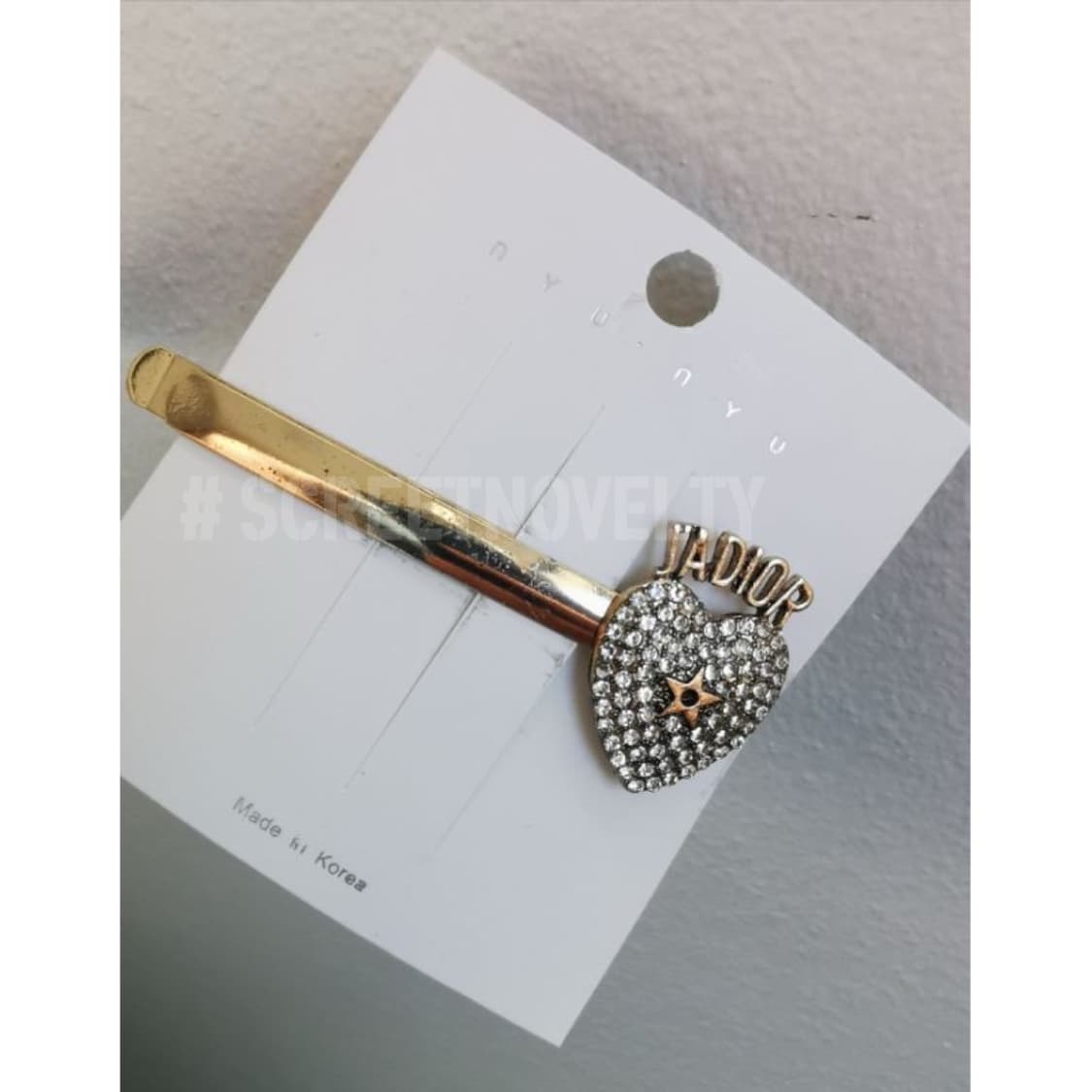 하트 골드 쟈디올 헤어핀 상품이미지8
