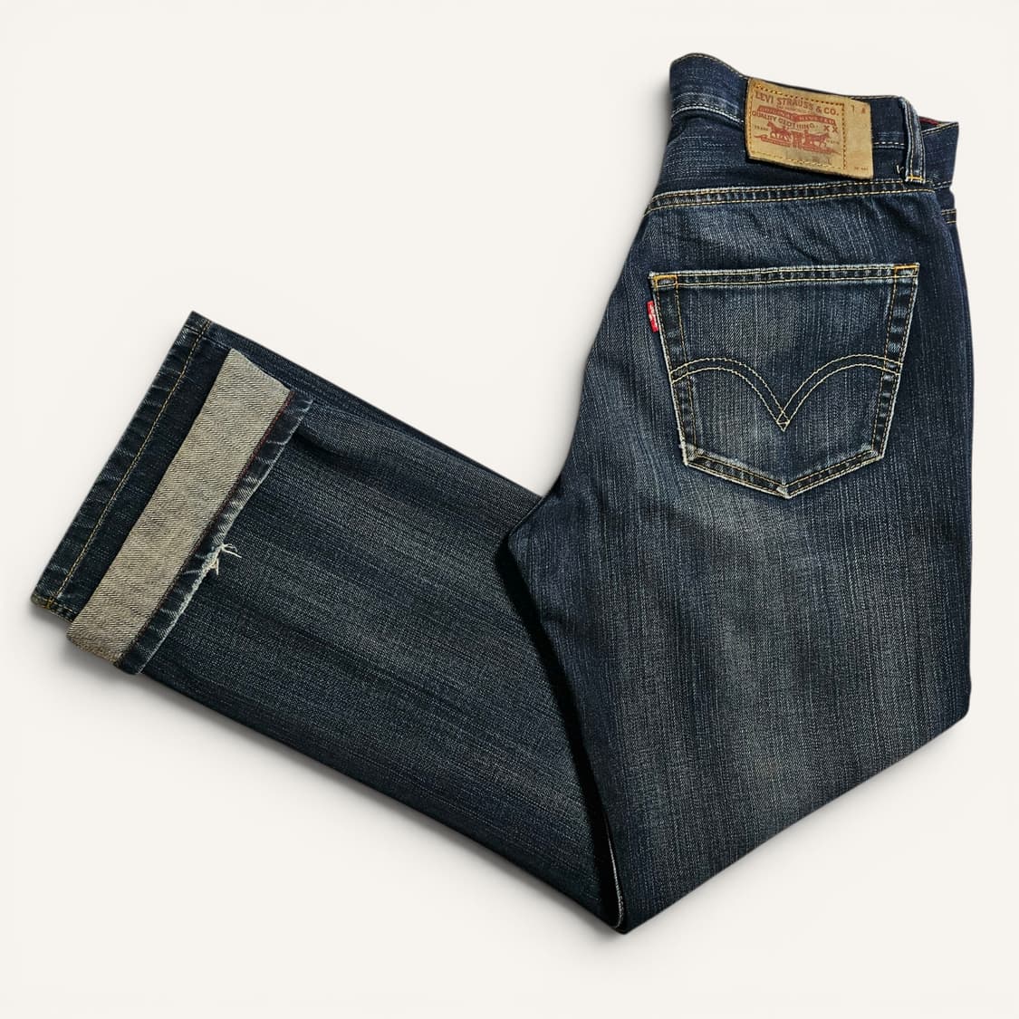 [W32][리바이스]00's 유럽판 501®스트레이트핏 레드스티치 워시드 상품이미지3