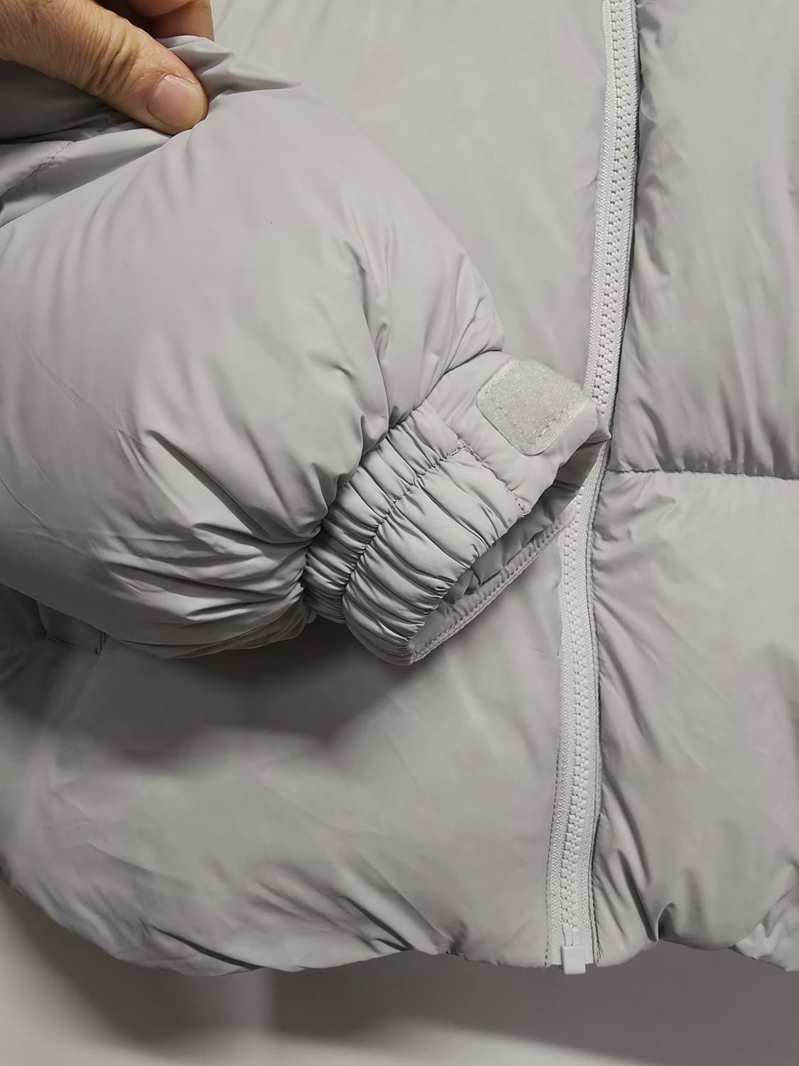 컬럼비아 라이트 그레이 푸퍼 패딩105 상품이미지3