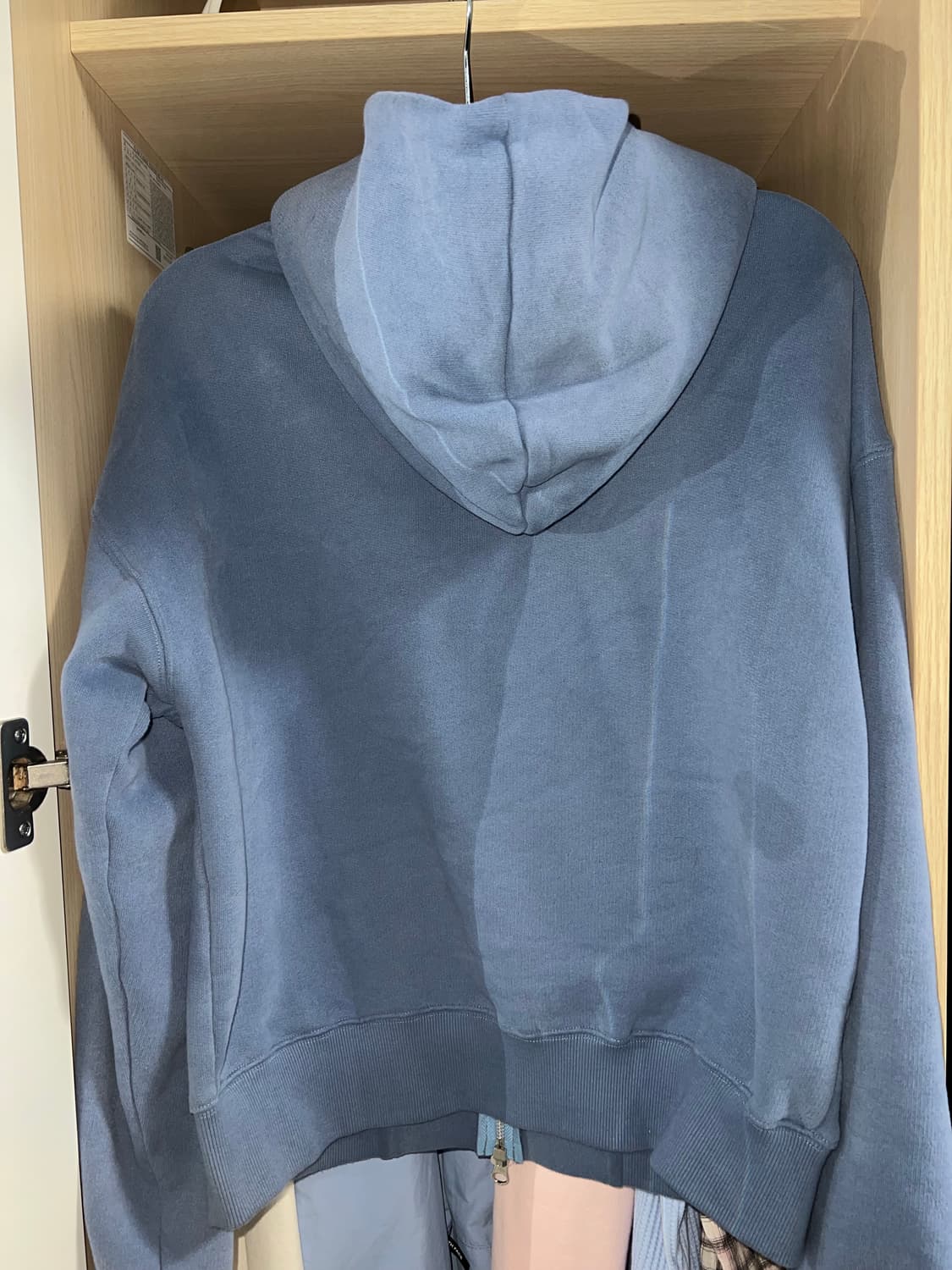 더뮤지엄비지터 아트 집업 딥블루 상품이미지3