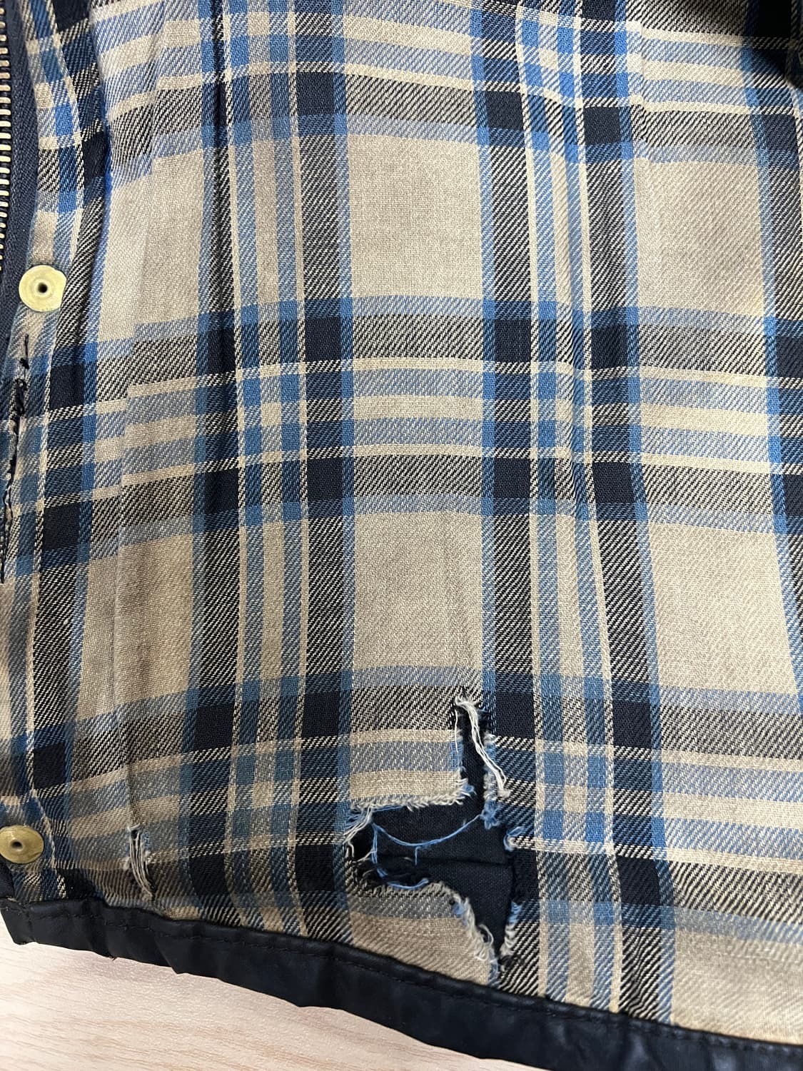 빈티지 벨스타프 X BMW 트라이얼마스터 왁스드 자켓 상품이미지5