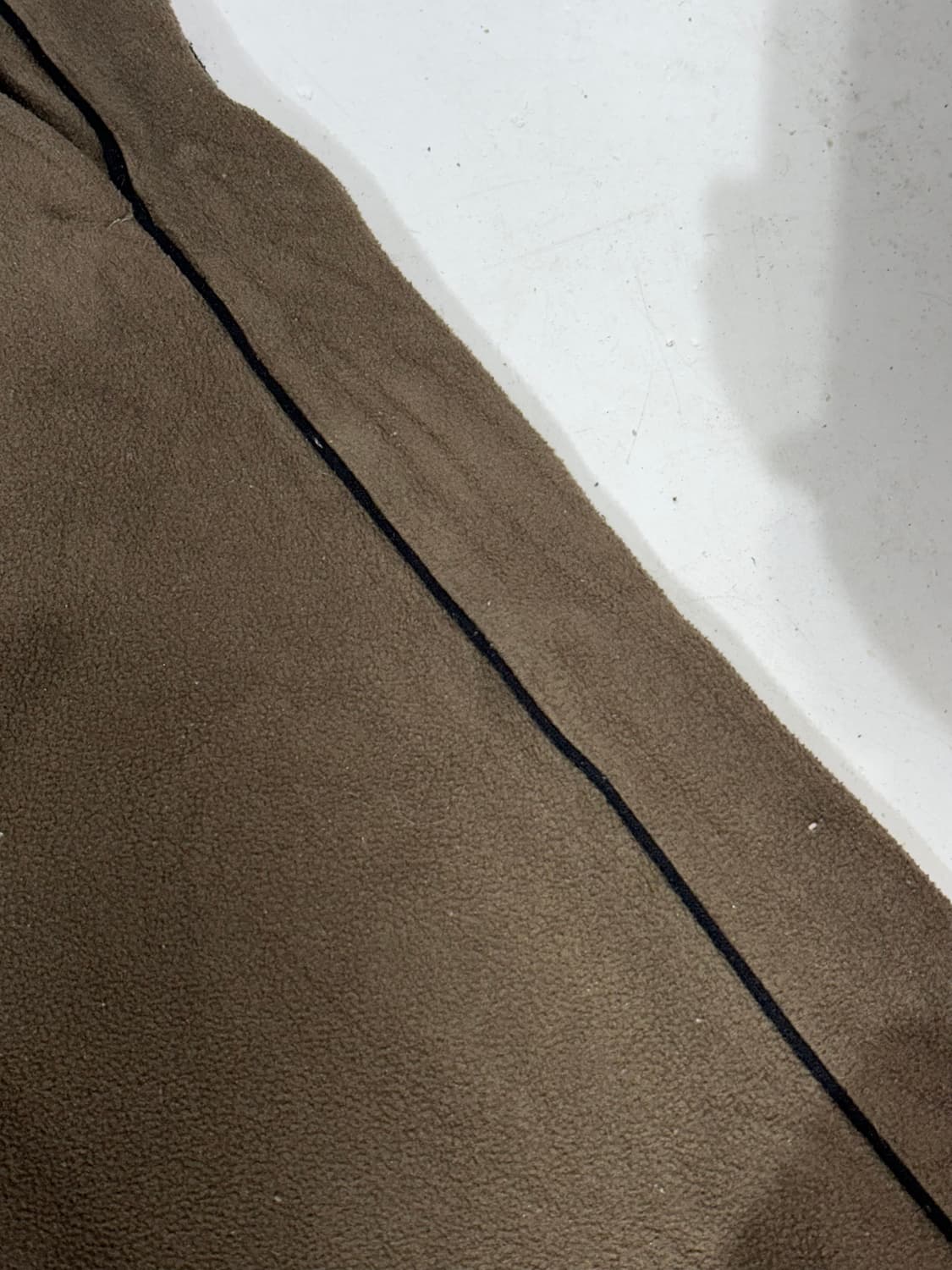 일본 빈티지 후리스 와이드 브라운 뽀글이 트레이닝 팬츠 추리닝 바지  상품이미지6