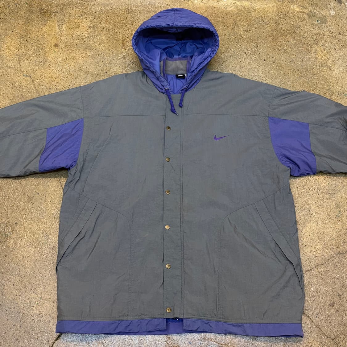 레어 90s 미국 빈티지 나이키 에어 빅스우시 후드 패딩 자켓 상품이미지6