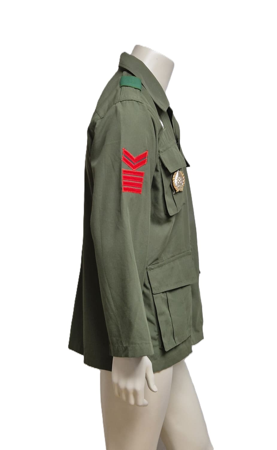 육군 구형 맞춤 88지원대 중사 엘리트복 민무늬 전투복 상의 (XL) 상품이미지3