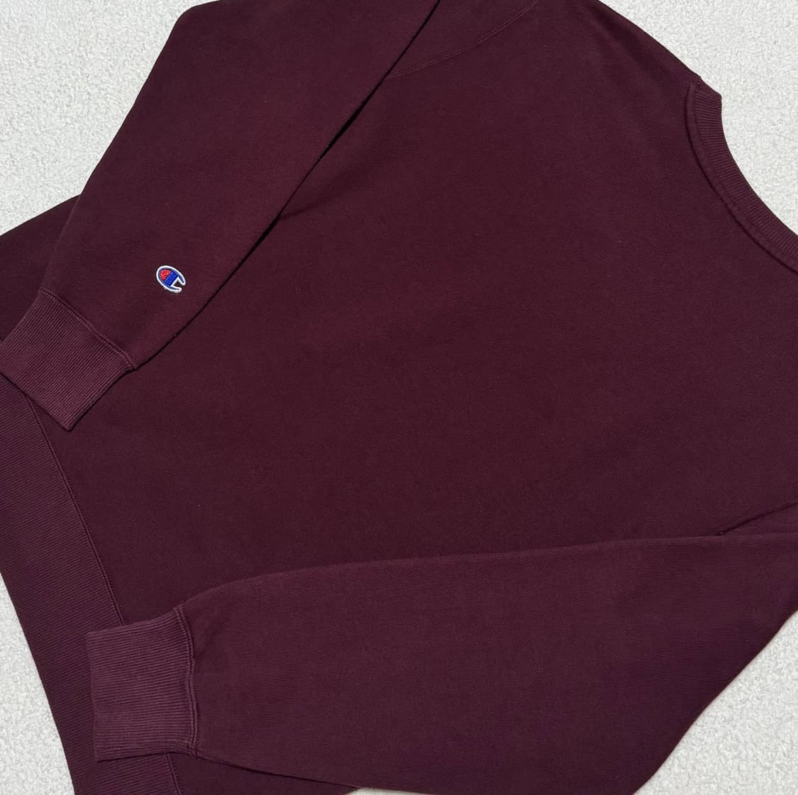 챔피온 버건디 옐로우 맨투맨  상품이미지7
