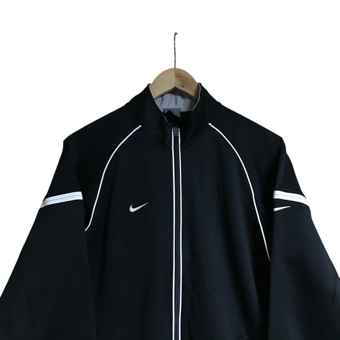 나이키 검정 오버핏 트랙탑져지 상품이미지1