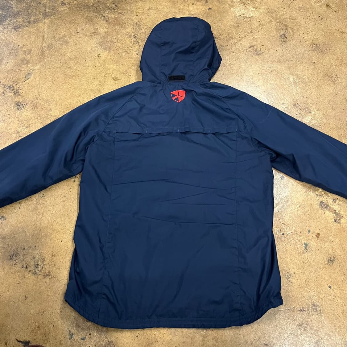 [정품/M] 나이키 아스날 바람막이 후드 네이비 b10 상품이미지4