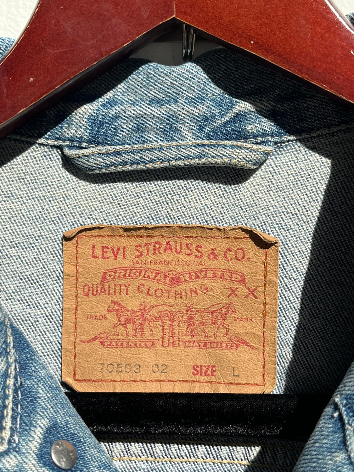 Levis 70503 데님 트러커 자켓 L 상품이미지2