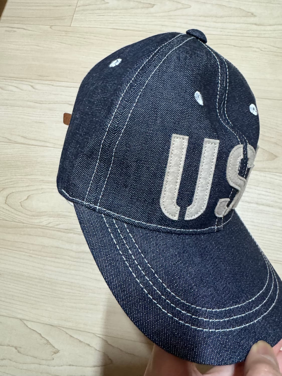 토이즈맥코이 US 네이비 데님 캡 스누피 인디고 중고 상품이미지3