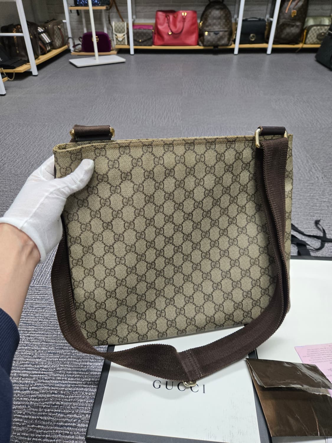 [특가][정품] 구찌 시그니처 메신저백 상품이미지2