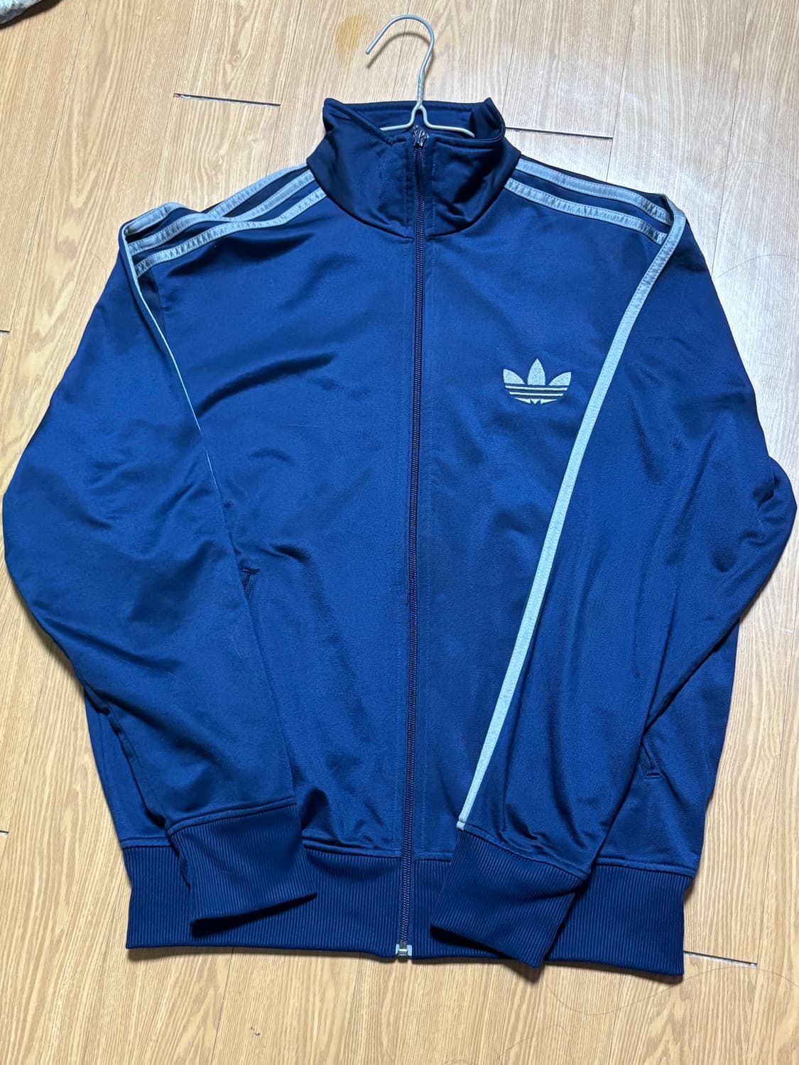 아디다스 구파이어버드 져지 네이비 그레이 남색 회색 져지 트랙탑 자켓 상품이미지1