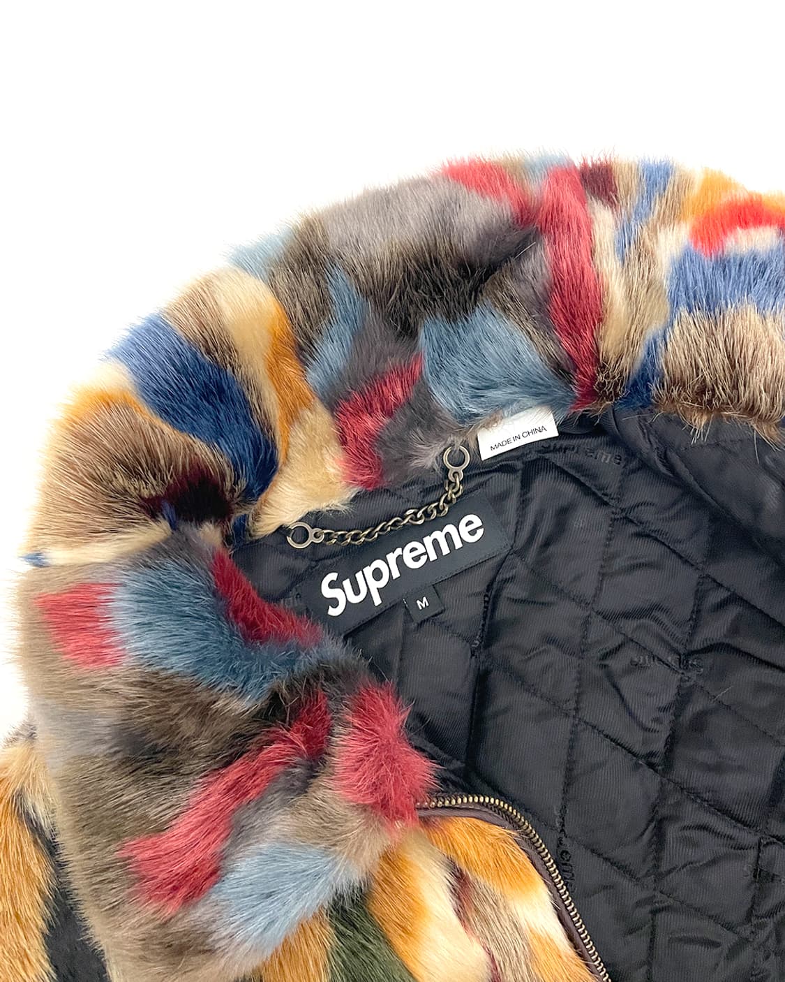 21FW 슈프림 멀티 폭스 퍼 자켓21FW 슈프림 멀티 인조 퍼 자켓 M 상품이미지3