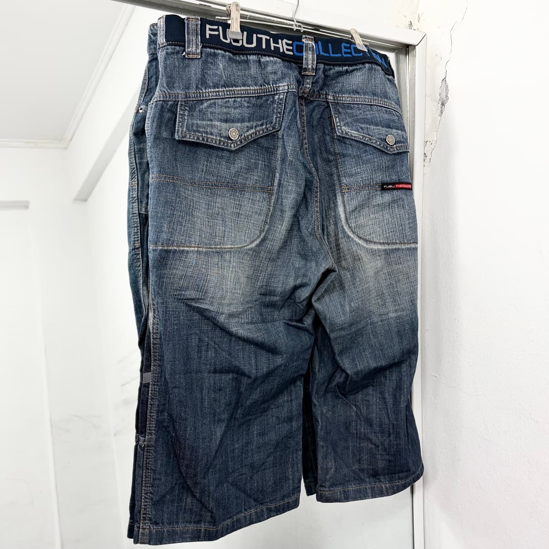 후부 올드스쿨 데님 버뮤다 팬츠 상품이미지4