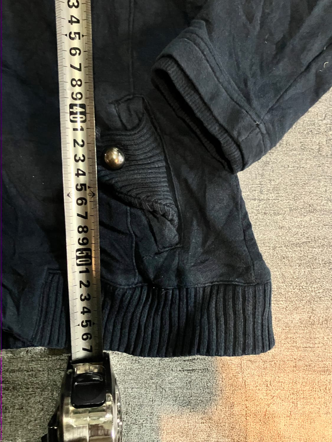 일본빈티지 L.a 핀터깔y2k 아베맛 히메갸루 딱붙핏 패치 후드집업 상품이미지3