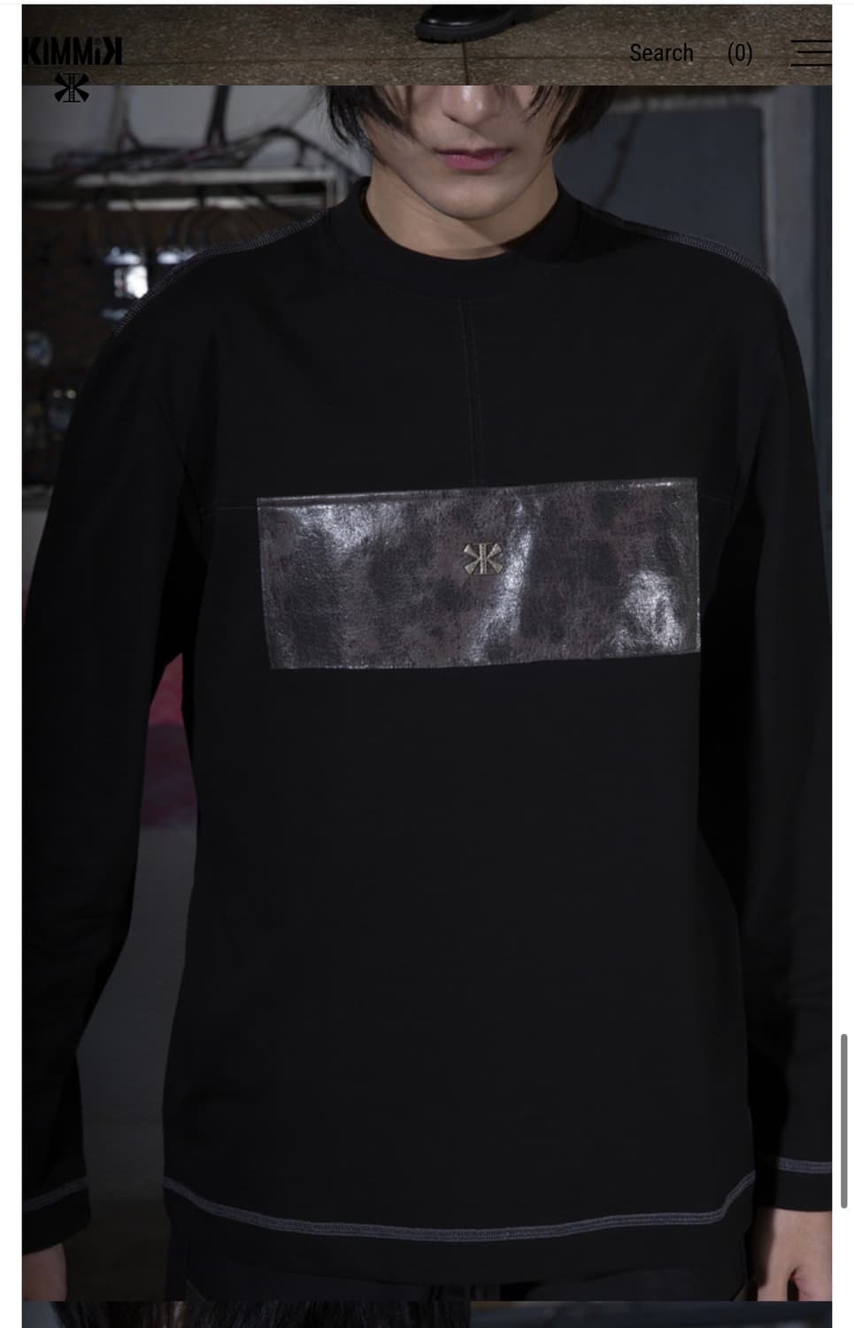 kimmick creviced patchwork long sleeve 상품이미지4