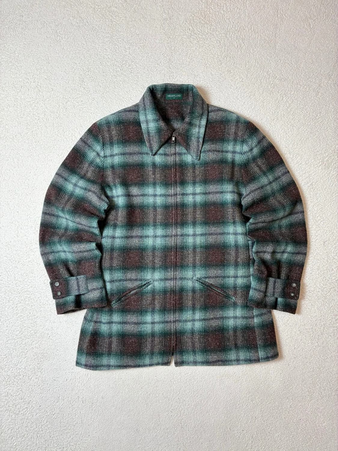 HEARTLAND 00's 재팬 기어 플란넬 울 자켓 PN7009 상품이미지1