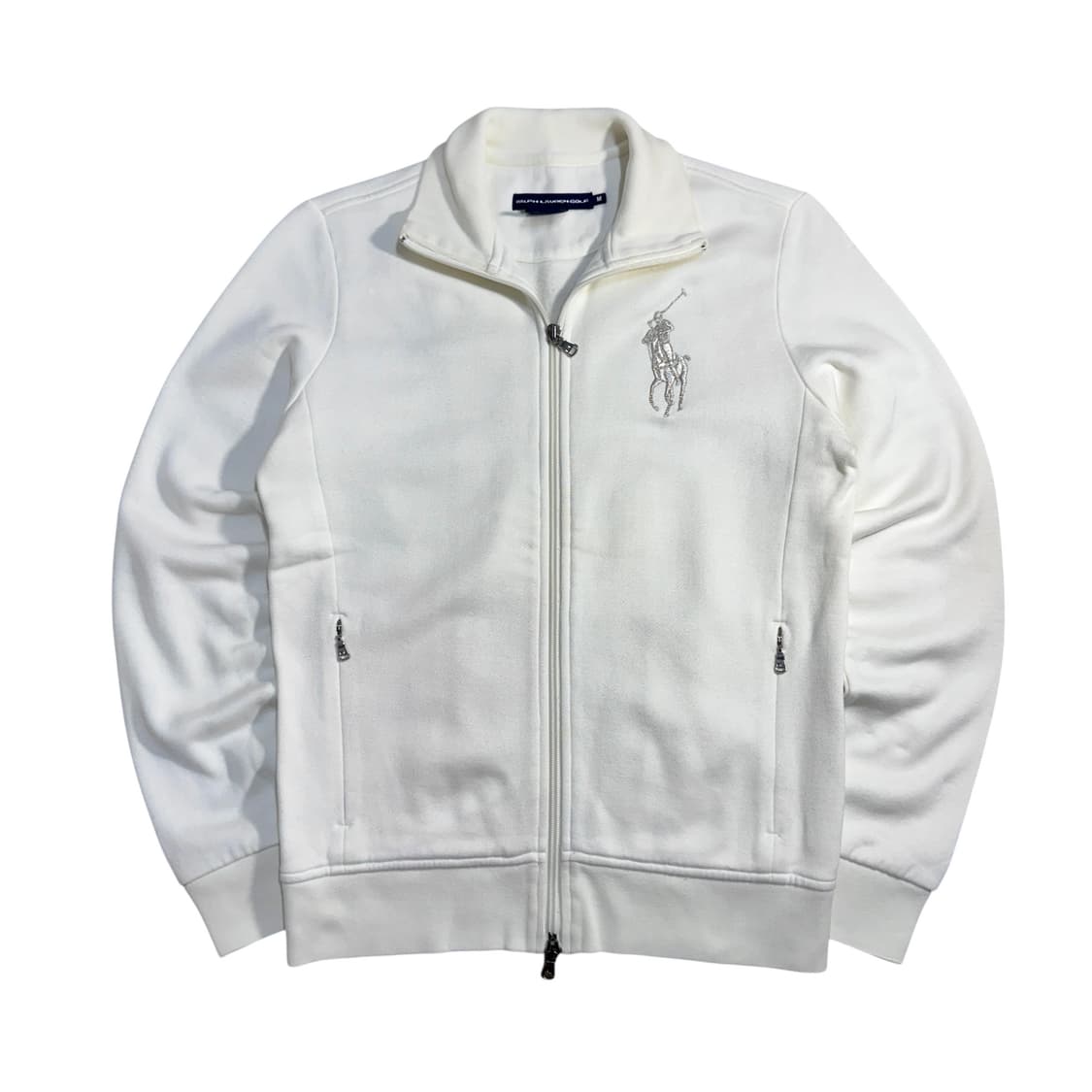 폴로 랄프로렌 Y2K 글리터 빅포니 집업 화이트 상품이미지1