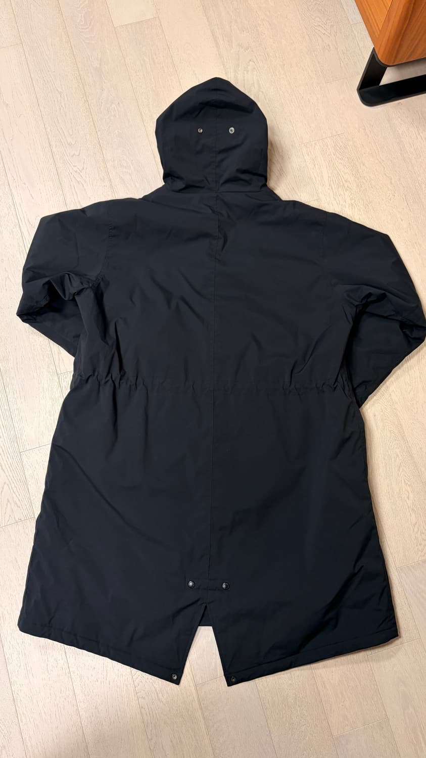 유니클로 엔지니어드가먼츠 후드 코트 블랙 상품이미지3