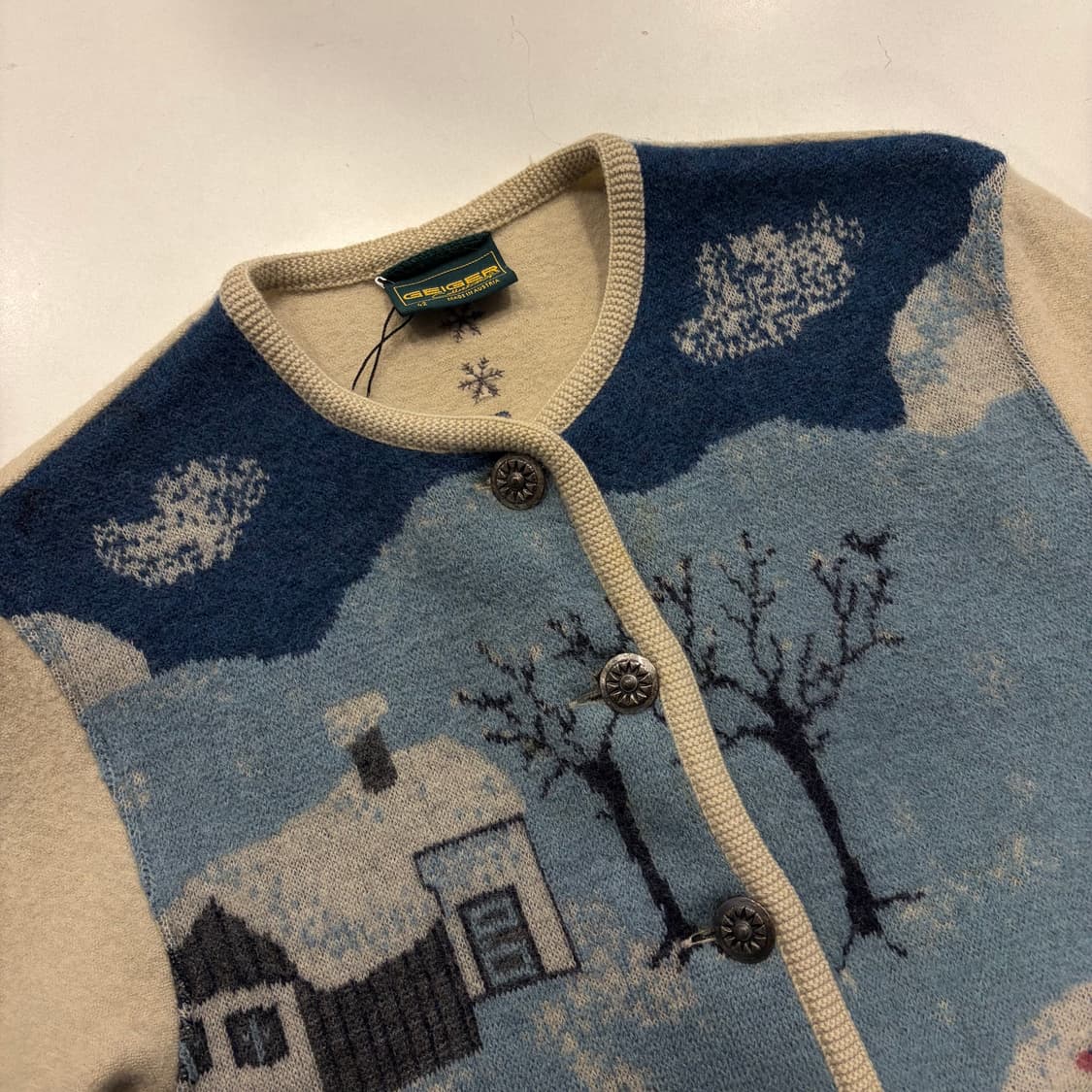 [42] Geiger 겨울 패턴 니트 가디건 D250 상품이미지3