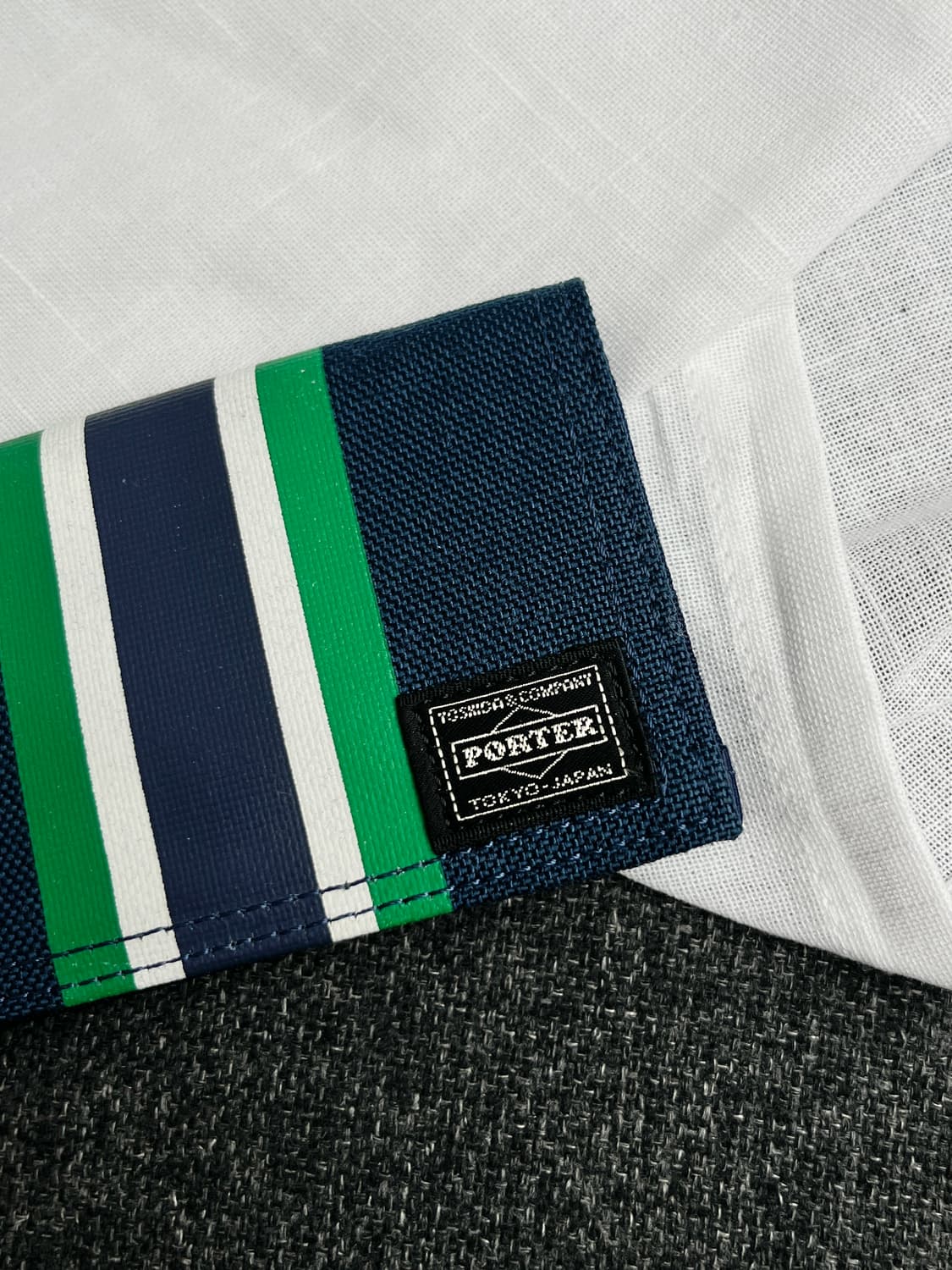 Porter 포터 페인티드 카드지갑 네이비 상품이미지5