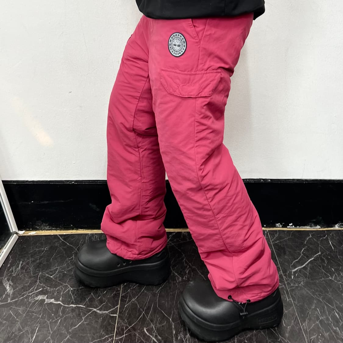 슈프림 x 팀버랜드 21FW 리버시블 립스탑 팬츠 버건디 상품이미지1