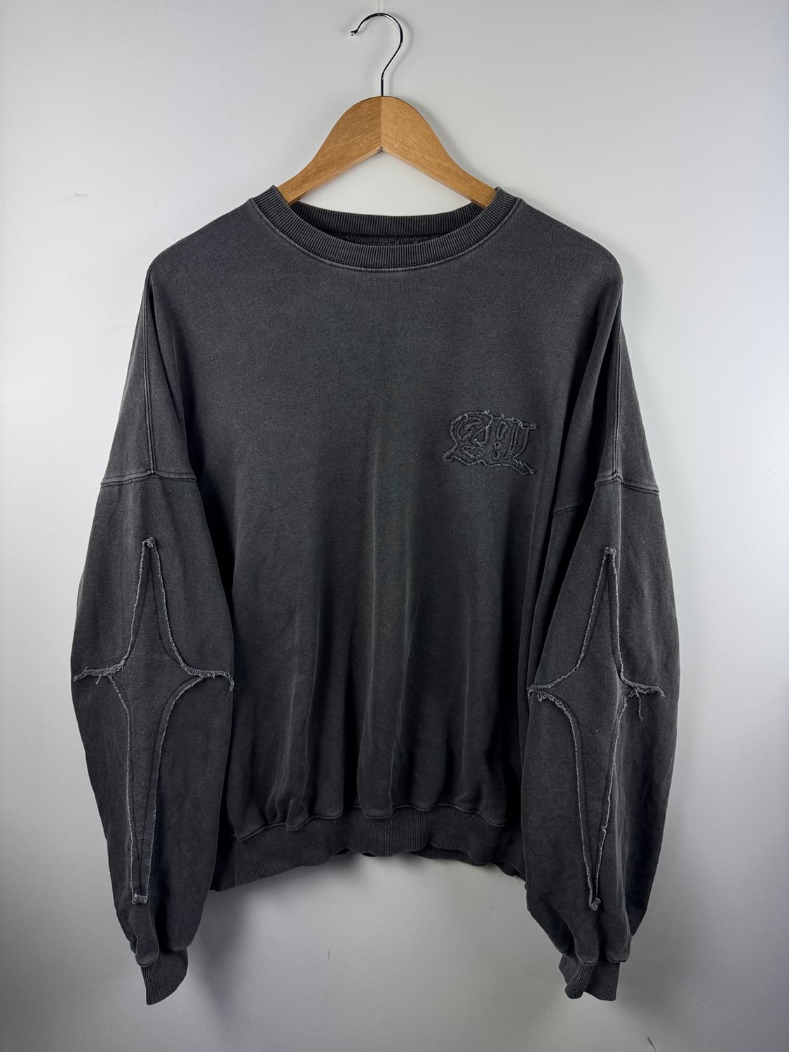 JPN 피그먼트 워싱 떠그맛 맨투맨1730 상품이미지1