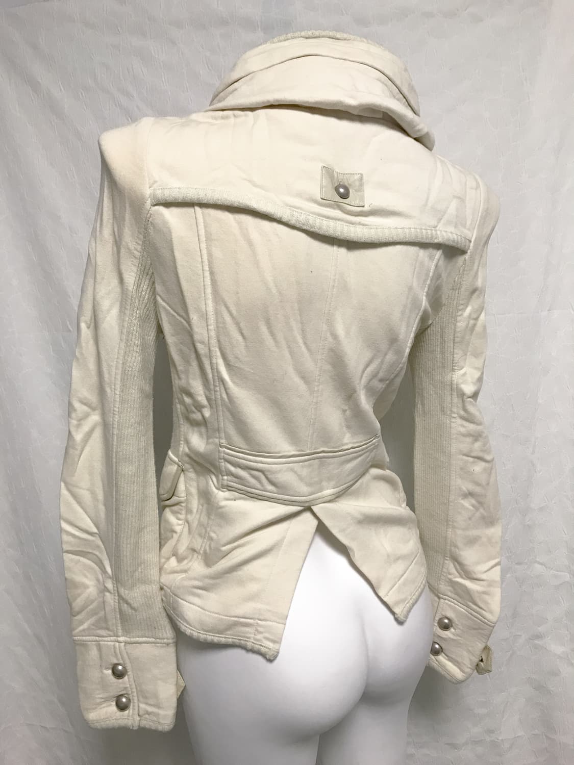 빈티지 00s y2k 빅 카라슬릿 디테일 투웨이 자켓 상품이미지3