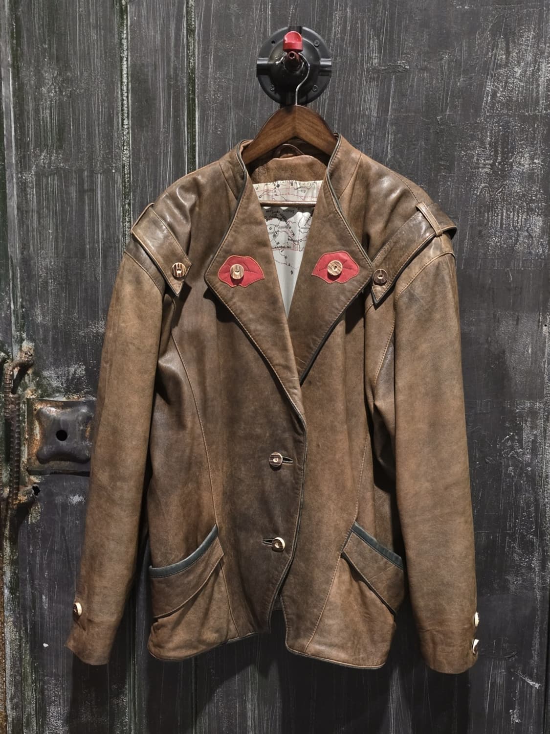 80s Leather Jacket 상품이미지1