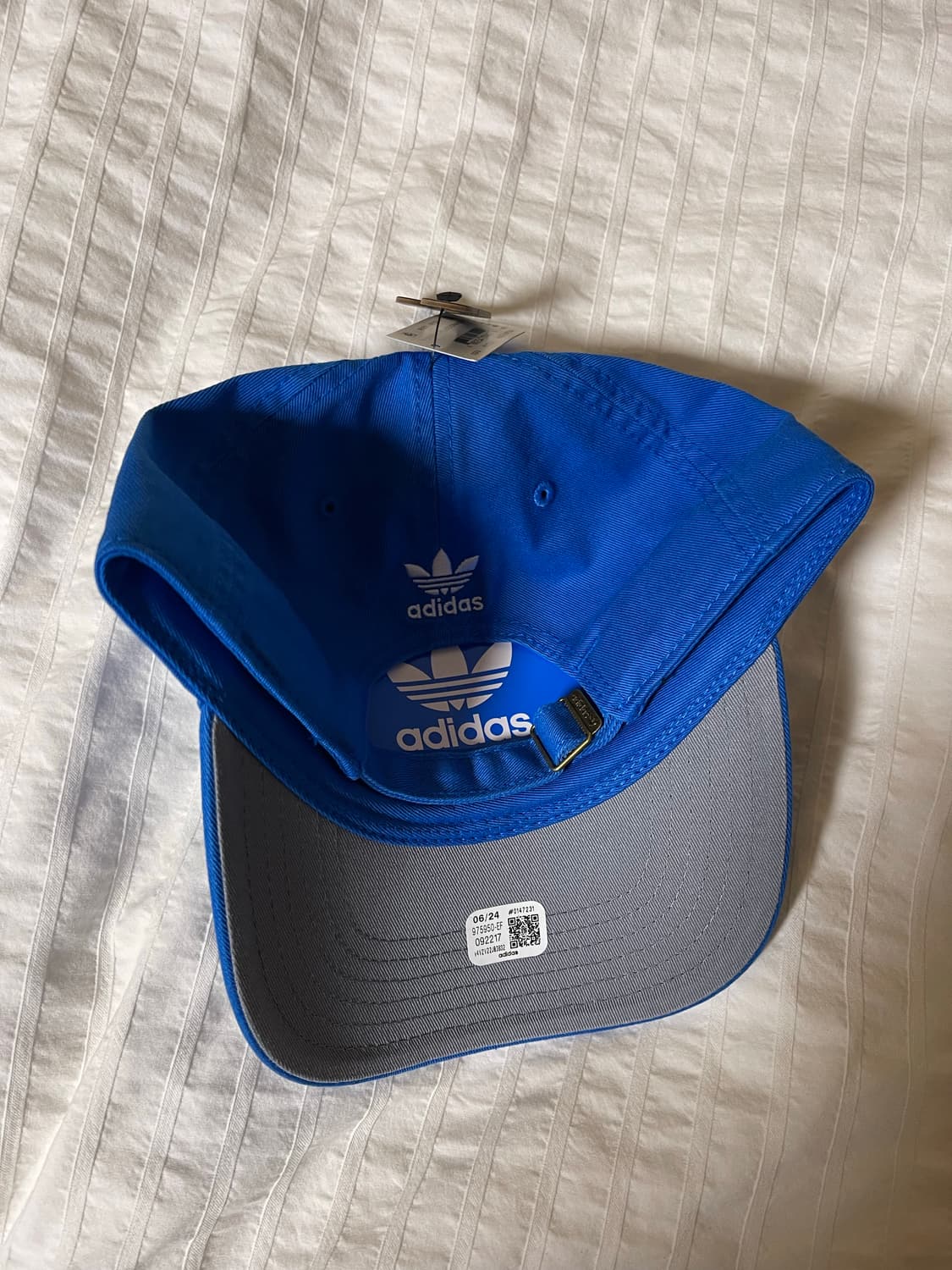 (새상품) 아디다스 adidas 볼캡 모자 블루 상품이미지3