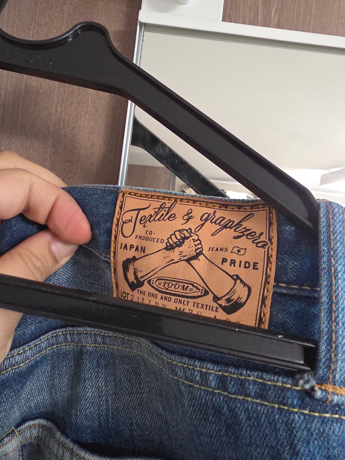 그라프 제로 사시코 보로 패치워크 데님 (38inch) 상품이미지5