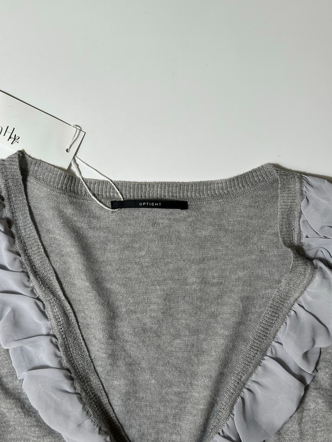 Uptight Chiffon Frill Cardigan 상품이미지8