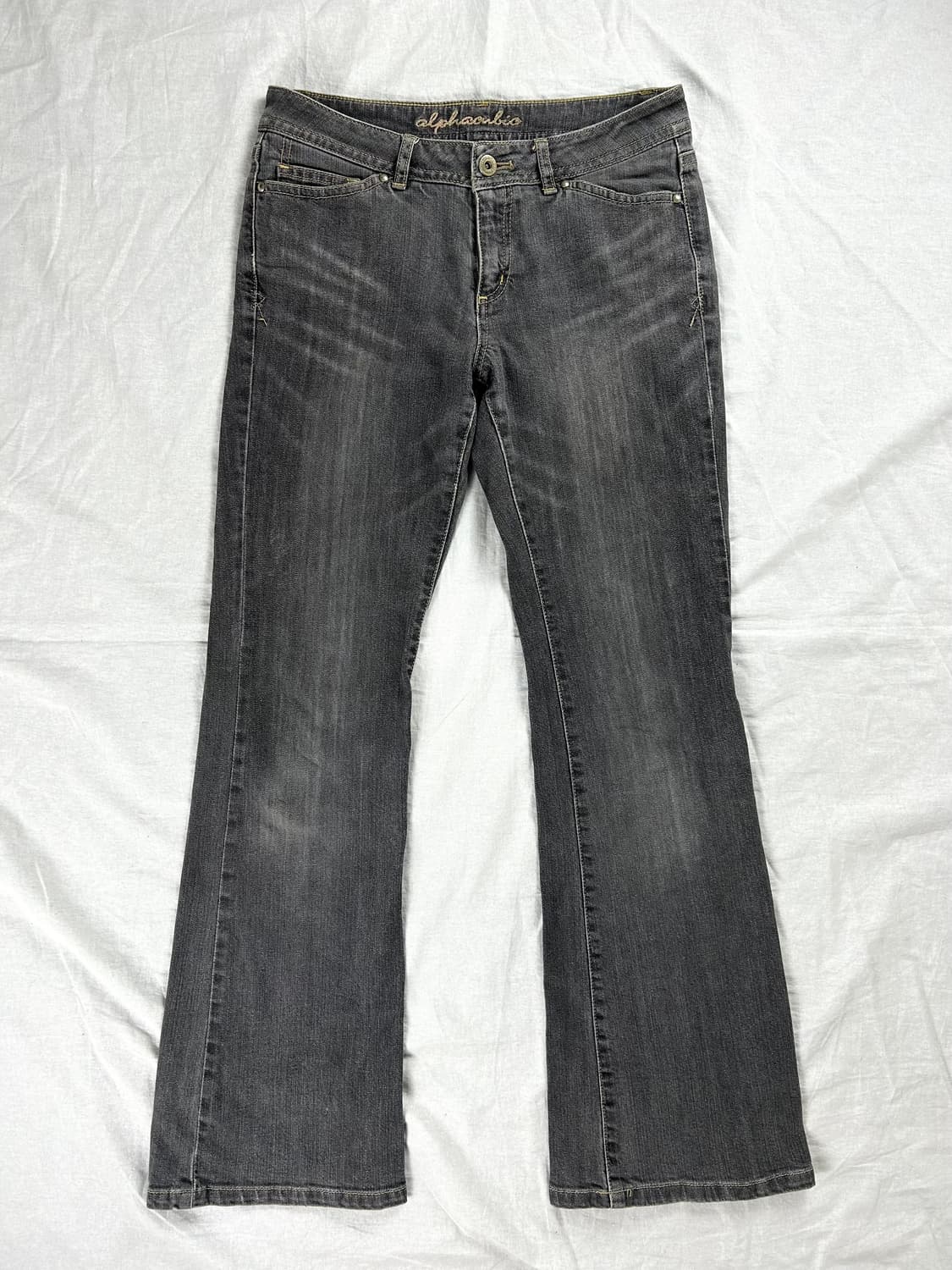 ALPHA CUBIC 부츠컷 데님 팬츠 상품이미지1