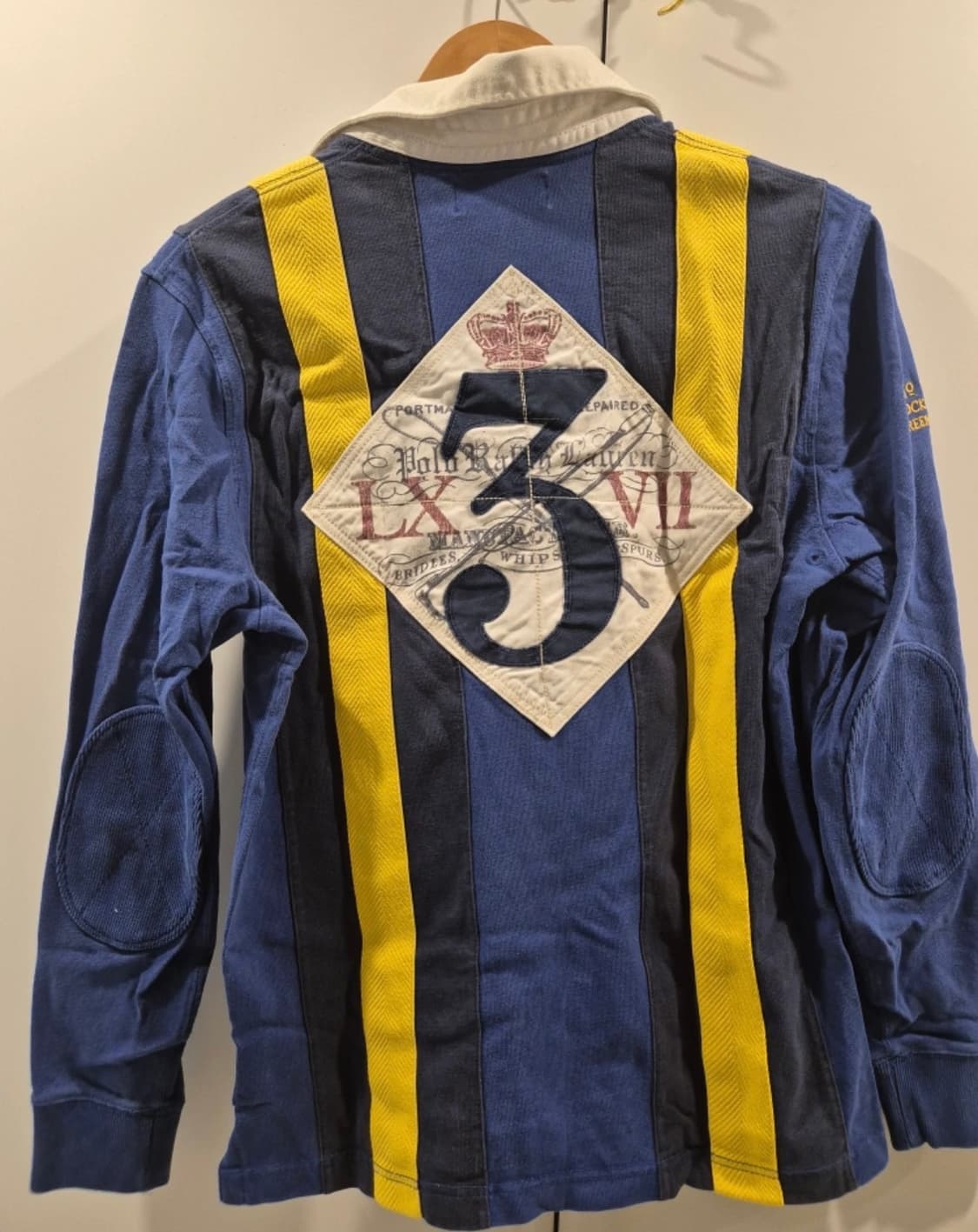 빈티지)폴로 빅포니 럭비 카라 긴팔티 m 상품이미지2