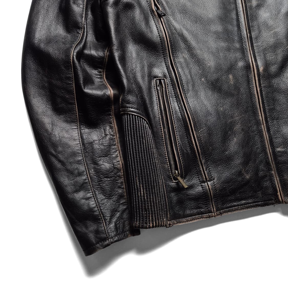 [L] 할리데이비슨 소가죽 바이커 자켓 상품이미지4