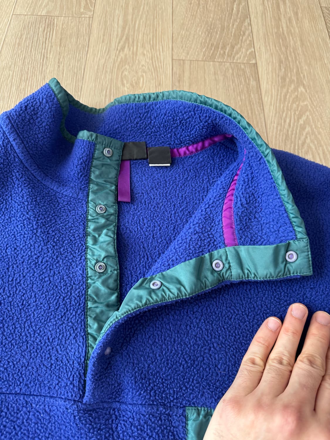 2XL 파타고니아 신칠라 퍼플 블루 90s 상품이미지3