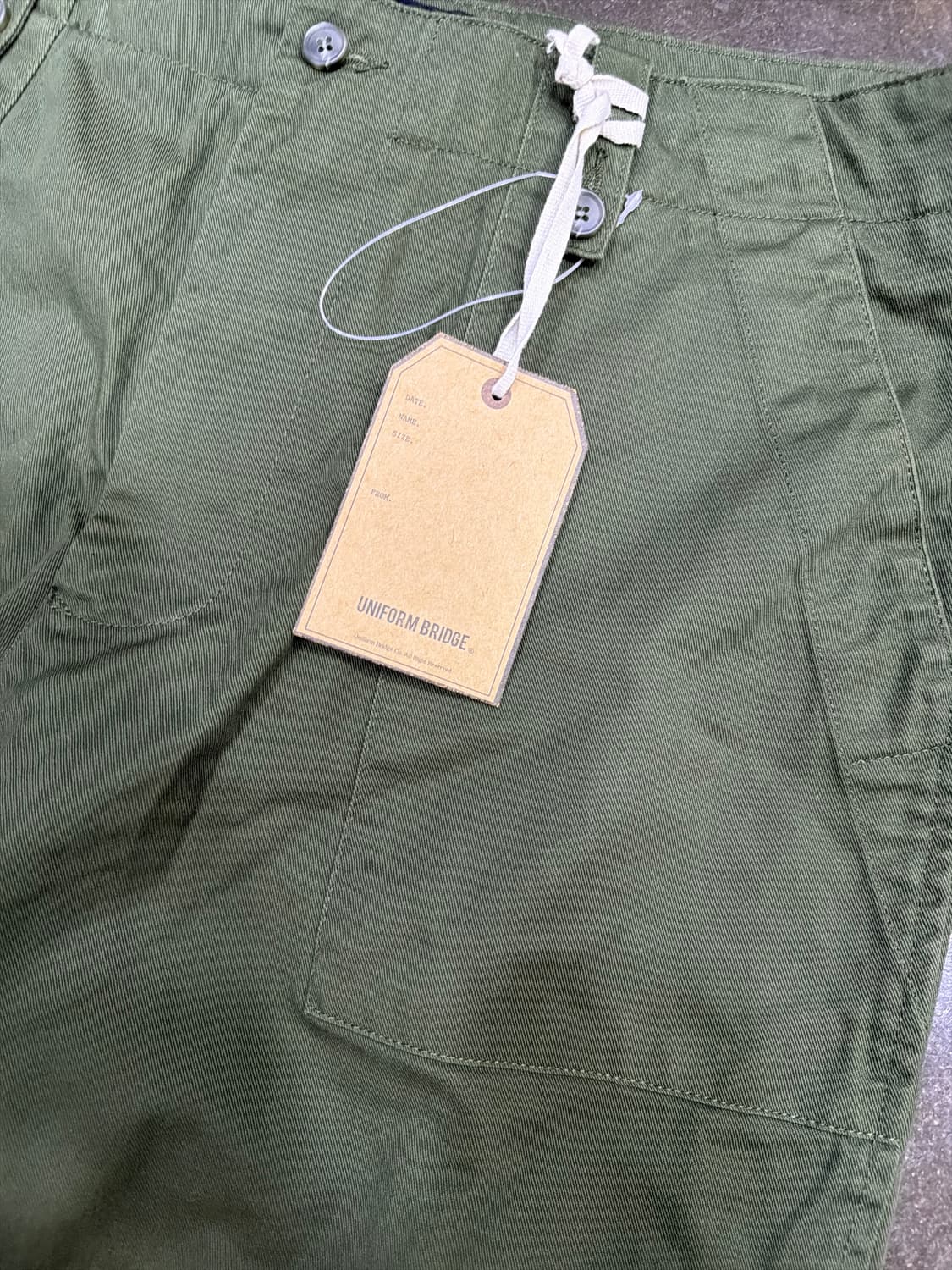 유니폼브릿지 영국군 퍼티그팬츠 올리브 XL 상품이미지4