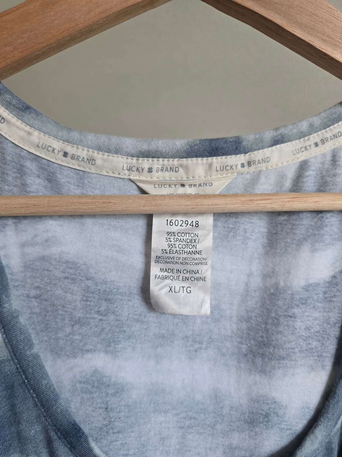 Lucky Brand 타이다이 로고 탱크탑 XL 상품이미지3