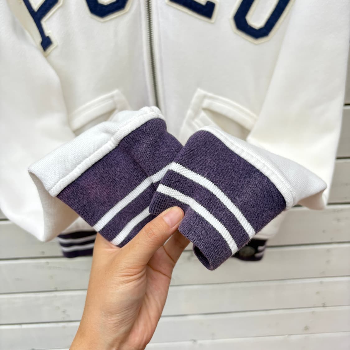 Polo 폴로 스펠로고 집업 자켓 상품이미지5