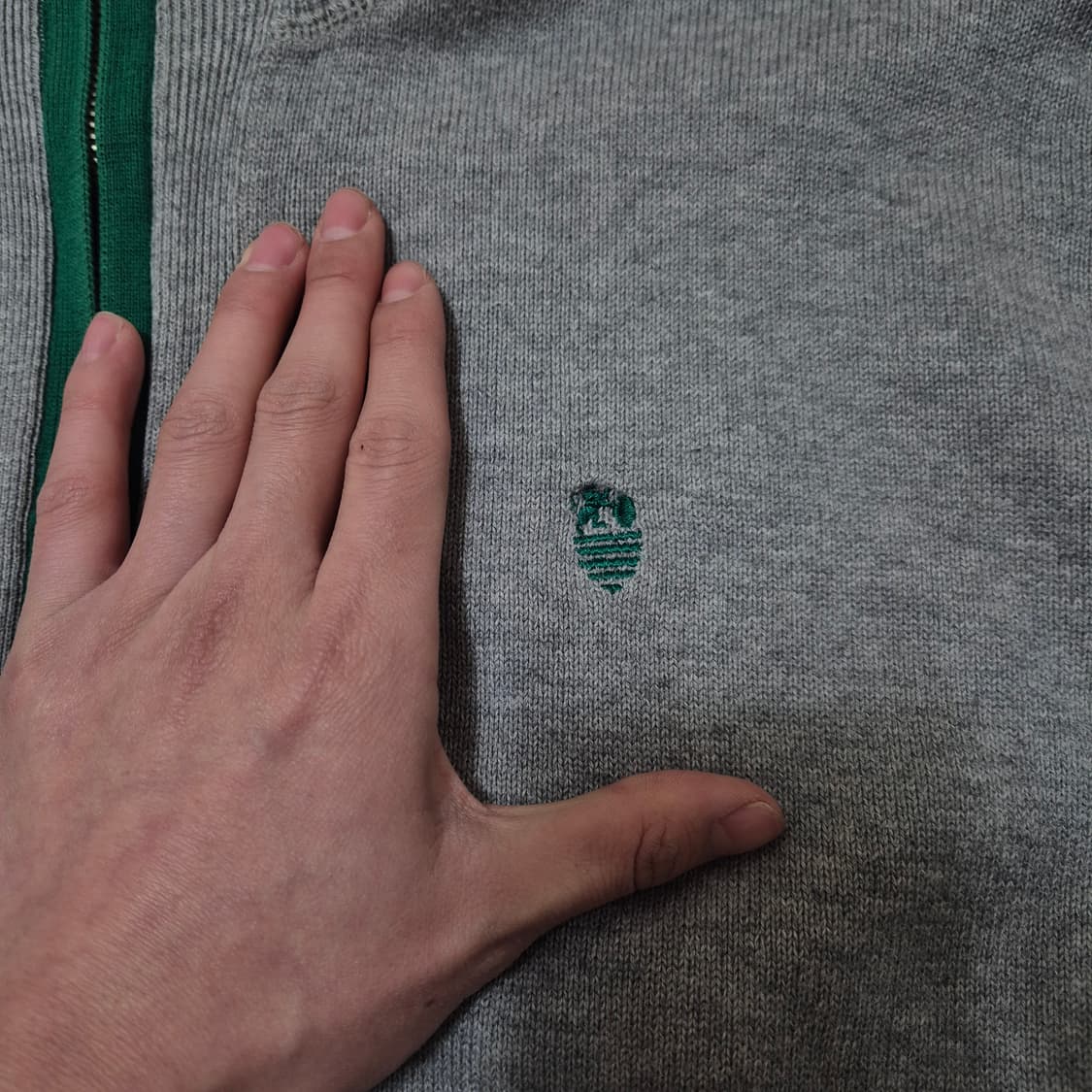 Nii 니 남성 로고 모직 니트집업 M(95) 상품이미지4