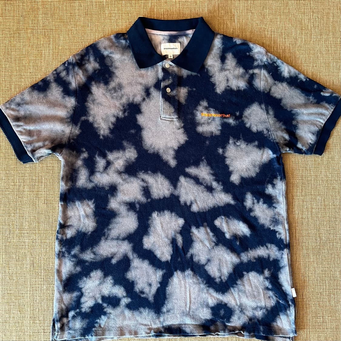 디스이즈네버댓 테리 폴로 티셔츠 네이비 상품이미지2