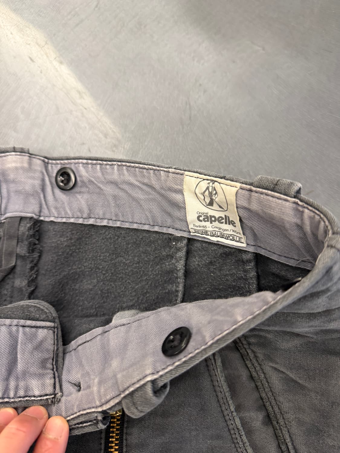 80s GERMANY LOGGER BLACK MOLESKIN 몰스킨팬츠 상품이미지5