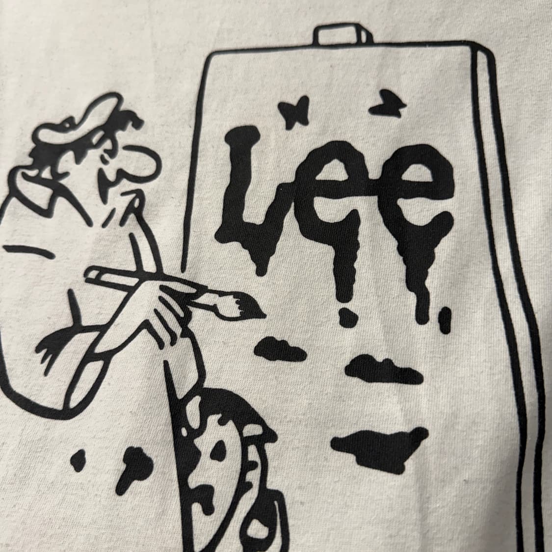 LEE 리 빈티지 후면 스펠아웃 프린팅 반팔 티셔츠 N1807 상품이미지6