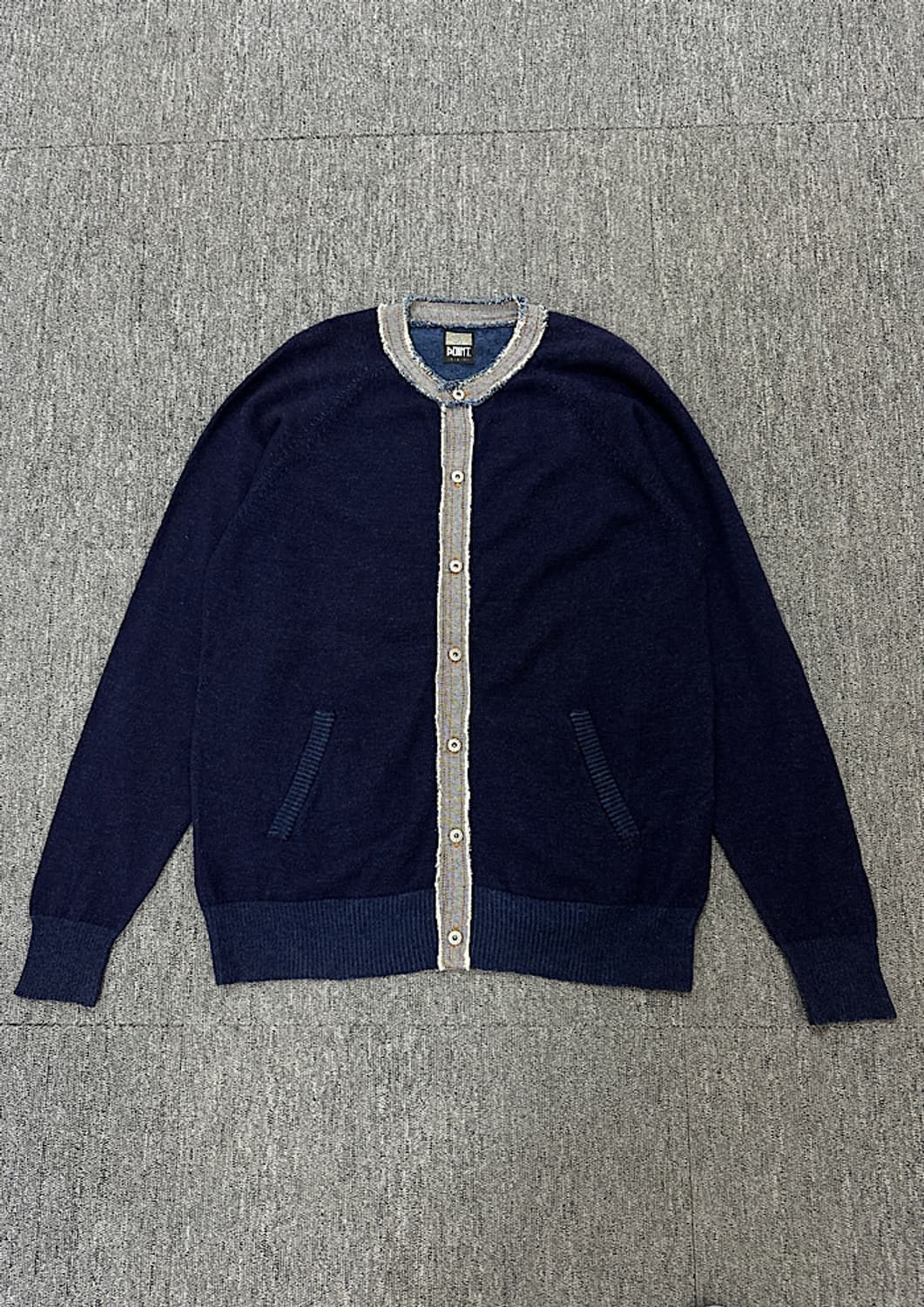 point 빈티지 니트자켓 상품이미지1