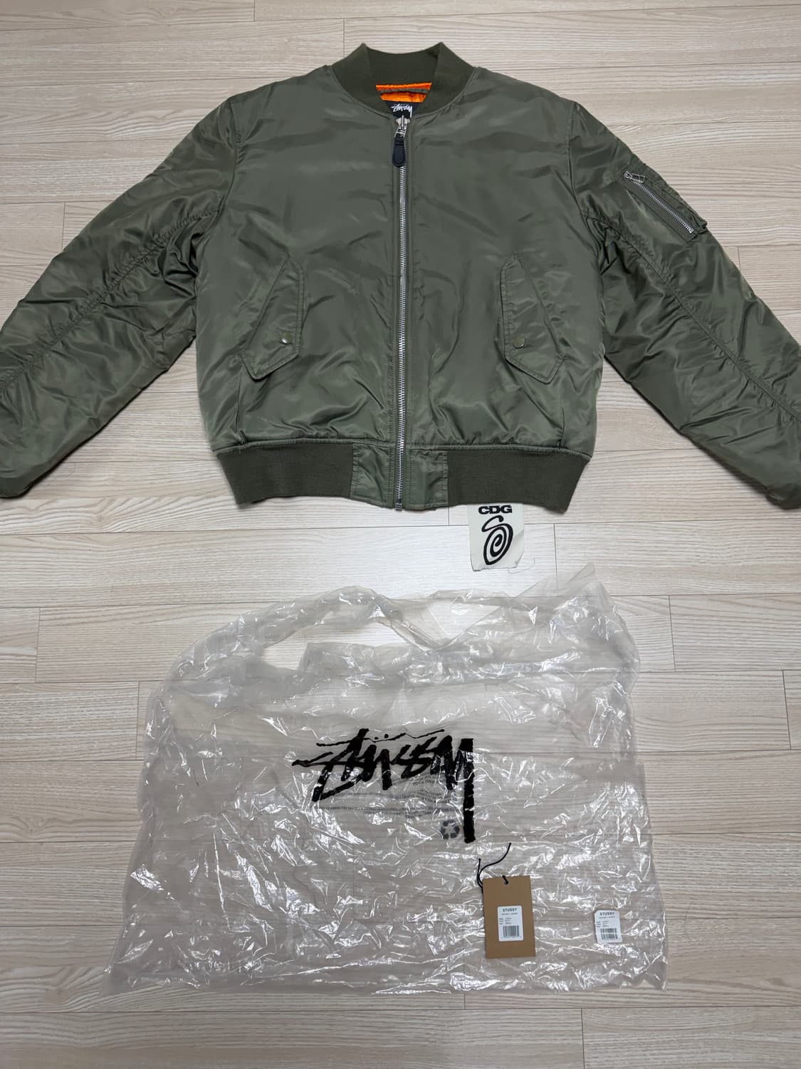 스투시 꼼데 ma1 스몰 상품이미지2